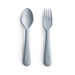 Kids Fork and Spoon Set - Cloud par Mushie - Baby | Jourès