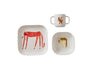 Moira Tableware Set Strawberry Cat par OYOY Living Design - OYOY MINI - OYOY Mini | Jourès