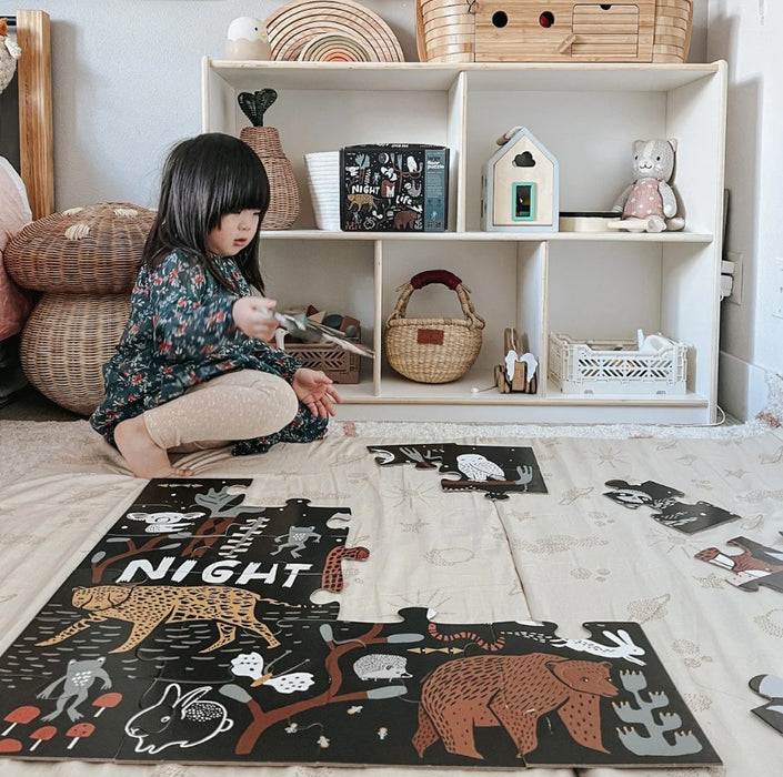 Floor Puzzle - Night Life par Wee Gallery - Baby - 6 to 12 months | Jourès