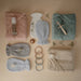 Serviette à capuchon en coton biologique - Rose pâle par Mushie - Idées-cadeaux pour baby shower | Jourès