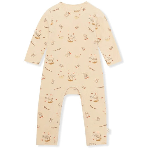 Basic Baby Onesie - 6m to 2Y - Miso Moonlight par Konges Sløjd - Year of the Cat | Jourès