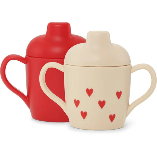 Sippy cups - Pack of 2 - Mon Grand Amour par Konges Sløjd - The Love Collection | Jourès