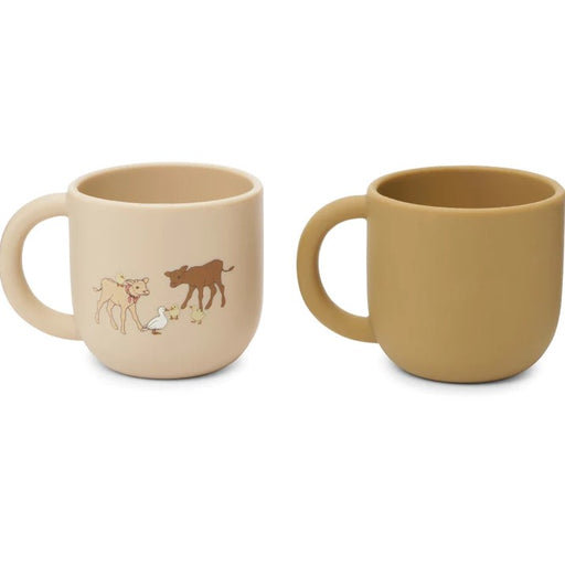 Kids cups - Pack of 2 - Farm par Konges Sløjd - Cups, Sipping Cups and Straws | Jourès