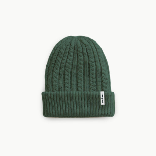 Tuque classique en laine mérinos - 2T - Vert forêt   par Caribou - Bonnets, chapeaux et accessoires pour cheveux | Jourès