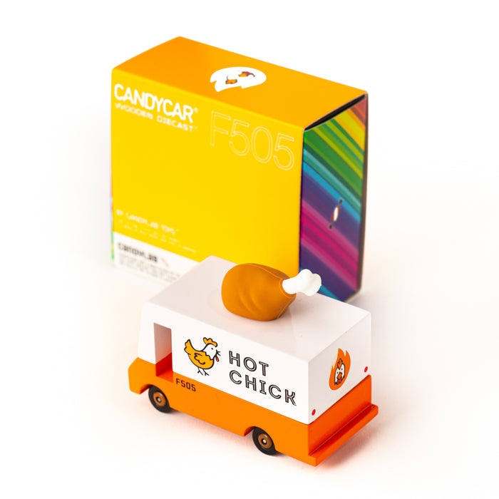 Voiture en bois - Candyvan - Poulet épicé par Candylab - Jeux éducatifs et loisirs | Jourès
