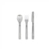 We Love Animals Cutlery - Set of 3 - Brushed Steel par OYOY Living Design - Baby | Jourès