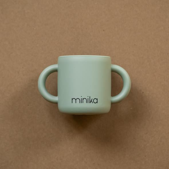 Kids Learning cup with handles - Sage par Minika - Cups, Sipping Cups and Straws | Jourès