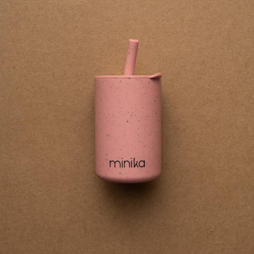 Gobelet à paille avec couvercle pour bébé - Sorbet par Minika - Minika | Jourès