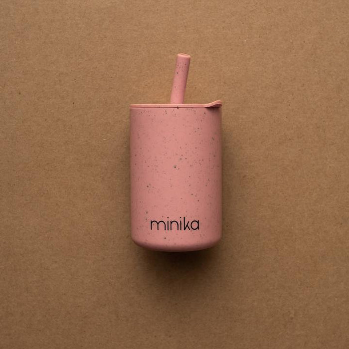 Straw cup with lid for baby - Sorbet par Minika - Tableware | Jourès