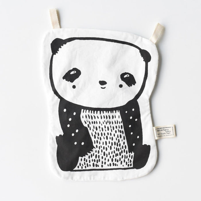 Organic Crinkle Toy - Panda par Wee Gallery - Baby - 6 to 12 months | Jourès