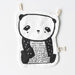Organic Crinkle Toy - Panda par Wee Gallery - Plush Toys & Rattles | Jourès