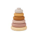 Silicone Stacking Tower - Pink multi mix par Liewood - Toys, Teething Toys & Books | Jourès