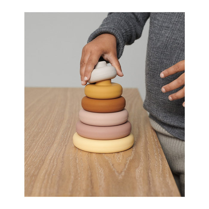 Silicone Stacking Tower - Pink multi mix par Liewood - Baby | Jourès