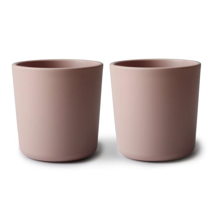 Dinnerware Cup for Kids - Set of 2 - Blush par Mushie - Cups, Sipping Cups and Straws | Jourès