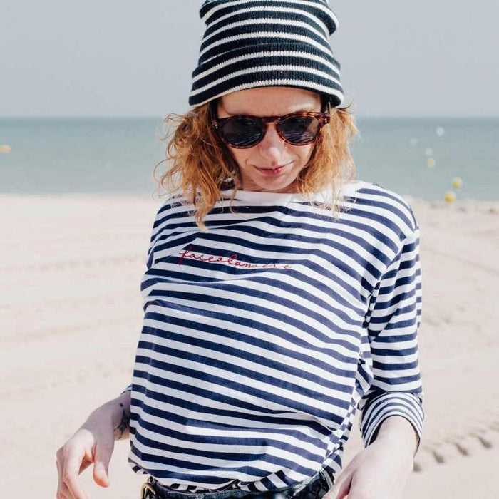 Face à la mère - Chandail d'allaitement - S, XL - Marinière par Tajinebanane - T-shirt, Pulls & Cardigans | Jourès