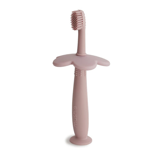 Flower training toothbrush - Blush par Mushie - Products | Jourès