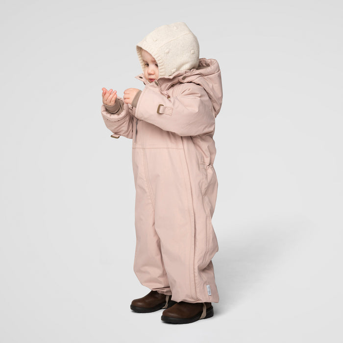Wisti Snowsuit - 9m to 4Y - Cloudy Rose par MINI A TURE - Outerwear | Jourès