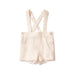 Shorts and suspenders - 6m to 18m - Beige par Pureté du bébé - Baby Shower Gifts | Jourès