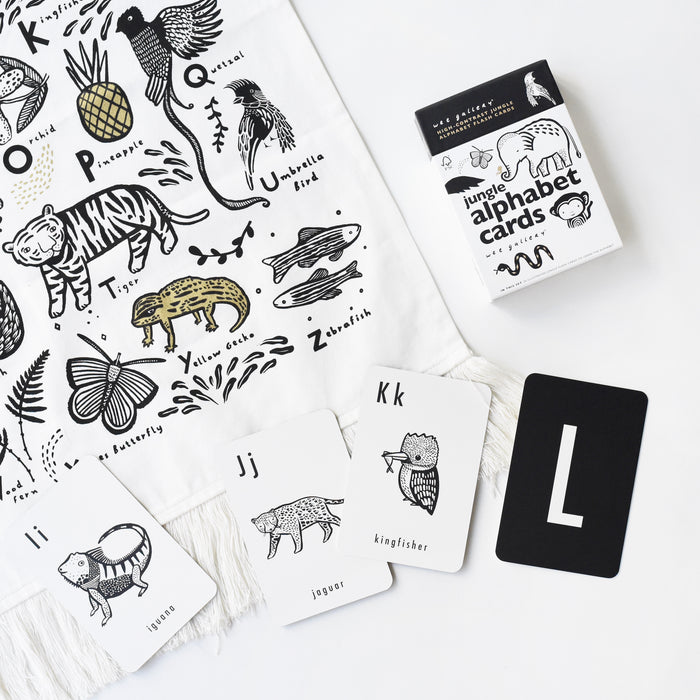 Alphabet Cards - Jungle par Wee Gallery - Best Sellers | Jourès