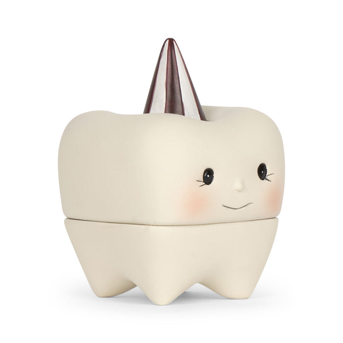Boîte à dents de bébé - Blanc cassé par Konges Sløjd - Tirelire, boîte à musique et boîte à dents | Jourès