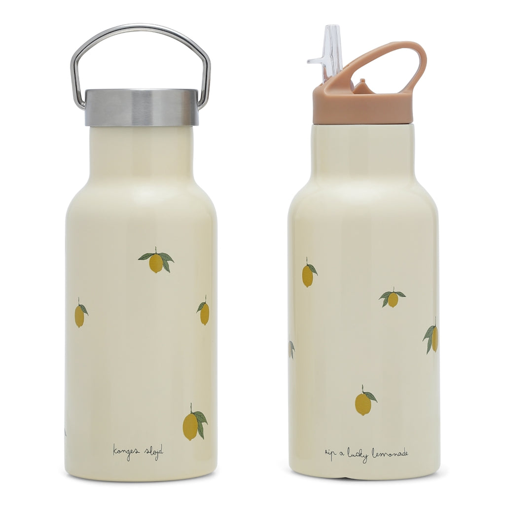 Stainless Steel Thermos Bottle - Lemon par Konges Sløjd - | Jourès