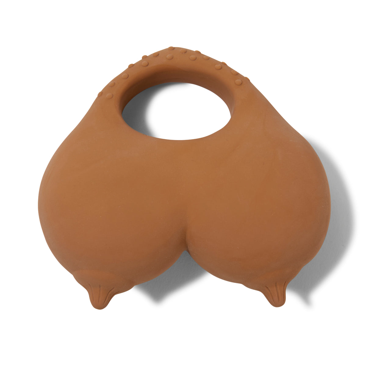 Rubber teeth soother - Boobs - Caramel par Konges Sljd - | Jours Rubber teeth soother - Boobs - Caramel par Konges Sljd - | Jours