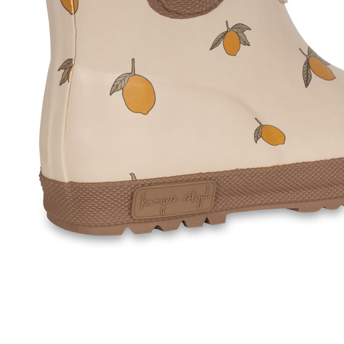 Winter Rubber Thermo Boots - Size 21 to 29 - Lemon par Konges Sløjd - Clothing | Jourès