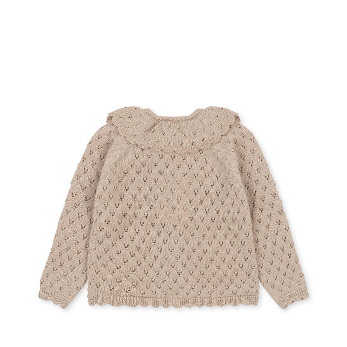 Holiday Cardigan - 6m to 4T - Peach Dust par Konges Sløjd - New in | Jourès