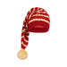 Cane Knit Christmas Hat - 2-4T - Jolly Striped par Konges Sløjd - New in | Jourès