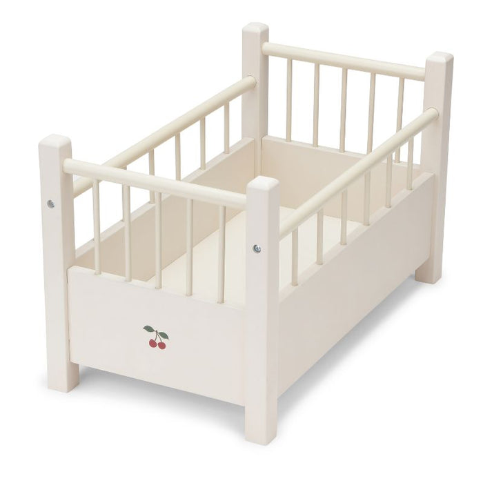 Wooden Doll Bed - Cherry par Konges Sløjd - Kids - 3 to 6 years old | Jourès