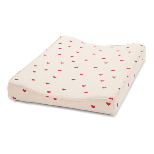 Changing Pad with cushion - Amour rouge par Konges Sløjd - The Love Collection | Jourès