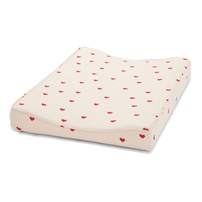 Changing Pad with cushion - Amour rouge par Konges Sløjd - Nursery | Jourès