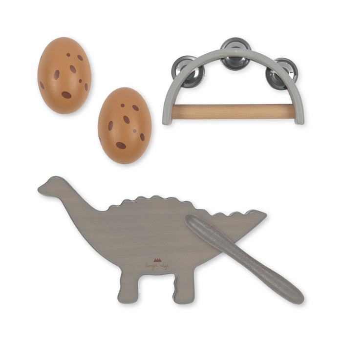 Wooden Musical Set - Dinosaur par Konges Sløjd - Musical toys | Jourès