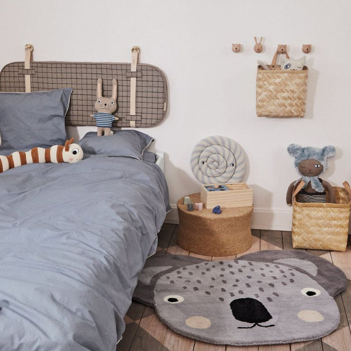 Koala Rug - Grey par OYOY Living Design - Bedroom | Jourès