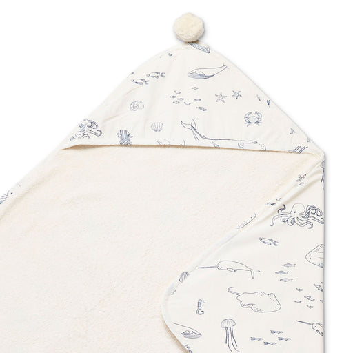 Hooded Towel - Life Aquatic par Pehr - Baby Shower Gifts | Jourès