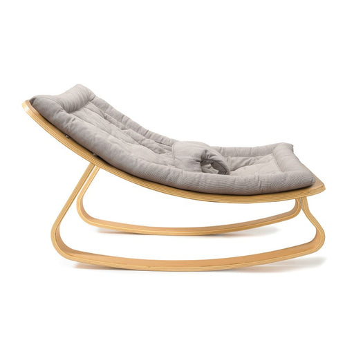 Levo Baby Rocker in Beech Wood/Sweet Grey Seat par Charlie Crane - Baby Rockers, Cribs, Moses and Bedding | Jourès
