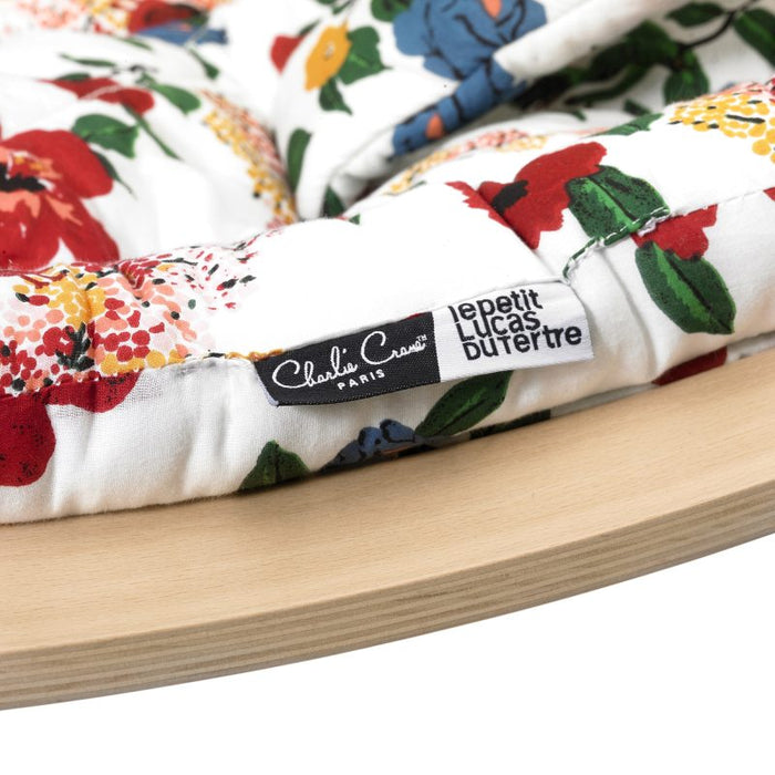 Fauteuil à bascule Levo Baby - Hêtre / Hibiscus par Charlie Crane - Mobilier et décoration | Jourès