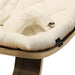 Levo Baby Rocker in Walnut Wood/Organic White Seat par Charlie Crane - Decor and Furniture | Jourès