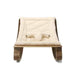 LEVO Baby Rocker -  Walnut Wood - Organic White Seat par Charlie Crane - Home Decor | Jourès