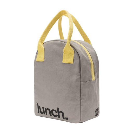 Kids Lunch Bag - Grey / Yellow par Fluf - Outdoor mealtime | Jourès