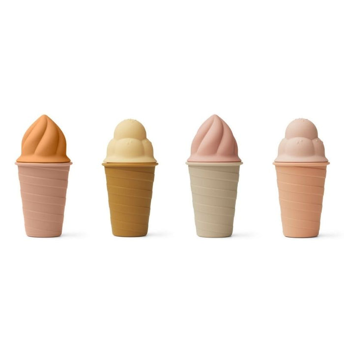 Jouet en silicone Bay - Crème glacée - Ens. de 4 - Jojoba / Multi mix par Liewood - Sale | Jourès