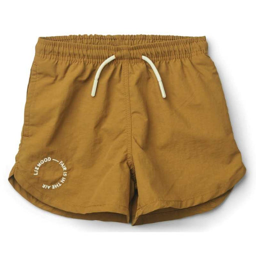 Aiden Board Shorts With Pockets - Golden Caramel par Liewood - Liewood | Jourès