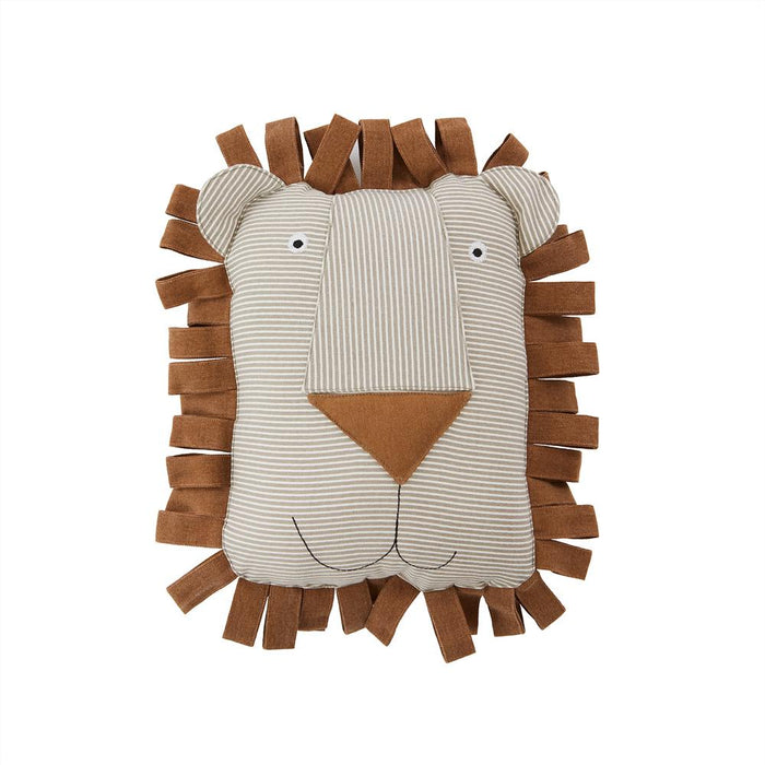 Lobo Lion - Denim Cushion par OYOY Living Design - Baby | Jourès