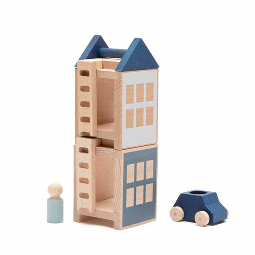 Lubu Town Winterburg Mini par Lubulona - Wooden toys | Jourès