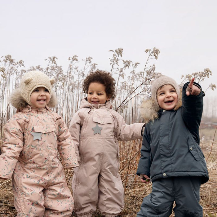 Wisti Snowsuit - 9m to 3Y - Forged Iron Blue par MINI A TURE - Gifts $100 and more | Jourès