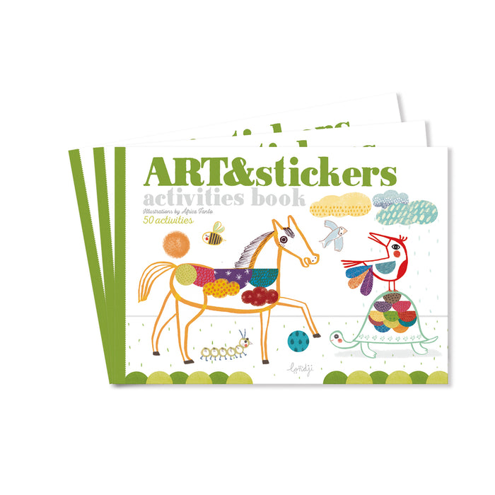 Activities Book - Art & Stickers par Londji - Play time | Jourès