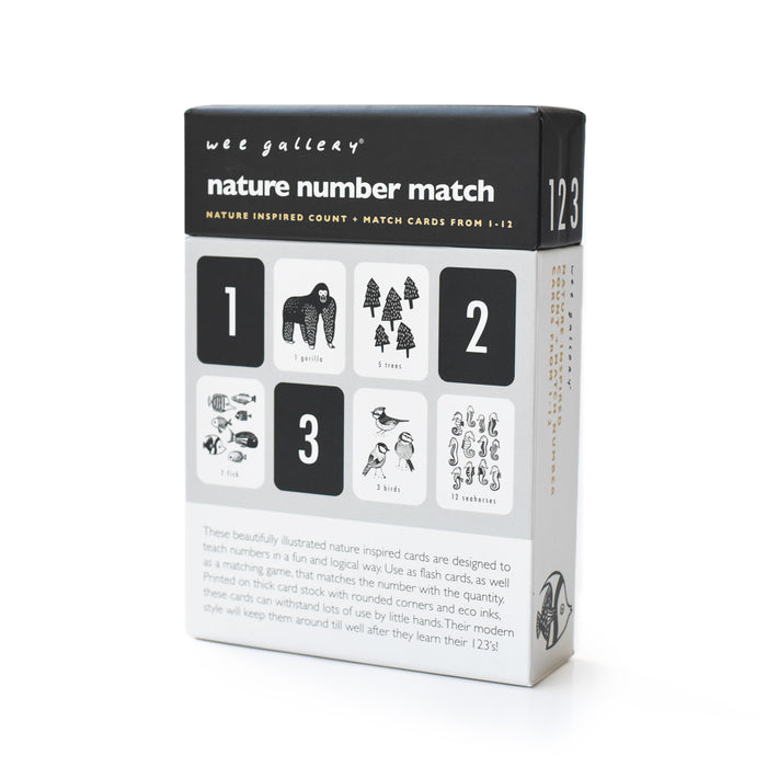 Number Cards - Nature par Wee Gallery - Baby - 6 to 12 months | Jourès