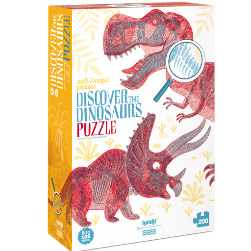 Kids Puzzle - Discover the Dinosaurs par Londji - The Dinosaures Collection | Jourès