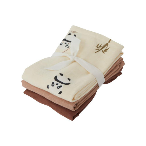 Muslin Square - Panda - Pack of 3 par OYOY Living Design - Gifts $50 to $100 | Jourès