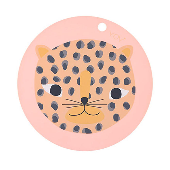 Placemat - OYOY - Snow Leopard Coral par OYOY Living Design - Baby Bottles & Mealtime | Jourès